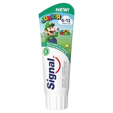 Signal Junior Super Mario enyhe mentás ízű fogkrém 6-13 év 75 ml