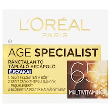 ĽOréal Paris Age Specialist ránctalanító tápláló éjszakai arcápoló 65 +  50 ml