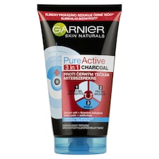 Garnier Skin Naturals Pure Active 3 in1 Mitesszerek Ellen Arcmaszk Aktív Szénnel 150 ml