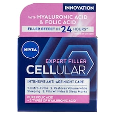 NIVEA Cellular Expert Filler ránctalanító éjszakai arckrém 50 ml