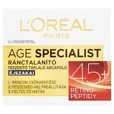 ĽOréal Paris age Specialist ránctalanító feszesítő éjszakai arcápoló 45 +  50 ml