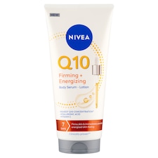 NIVEA Q10 Firming & Energizing bőrfeszesítő testápoló szérummal 200 ml