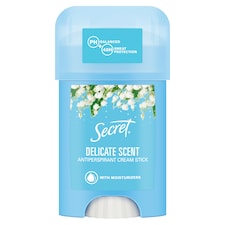 Secret Delicate Női Izzadásgátló Krémstift, 40 ml