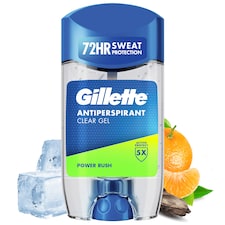 Gillette Power Rush Izzadásgátló Gél Férfiaknak , 70 ml