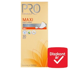Pro Formula Maxi Aloe Vera and Camomile tisztasági betét mindennapi használatra 30 db