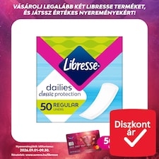 Libresse Dailies Classic Protection Regular tisztasági betét 50 db