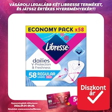 Libresse Dailies Regular Deo illatosított tisztasági betét 58 db