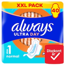 Always Ultra Day Normal Egészségügyi Betét (1-es Méret) Szárnyas Betét x 40]