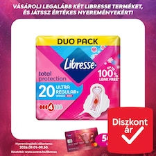 Libresse Ultra Regular+ Deo szárnyas egészségügyi betét illatosított 2 x 10 db