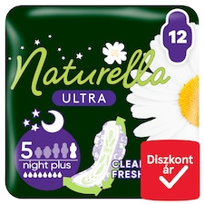 Naturella Ultra Night Plus Szárnyas Betét, 5-ös méret, 12 db