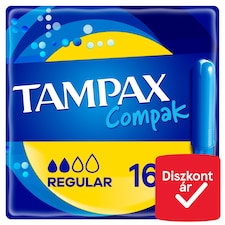 Tampax Compak Regular Applikátoros Tampon, 16 db