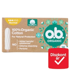 o.b. Organic Normal tampon 16 db