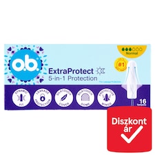 o.b. ExtraProtect Normal tampon 16 db