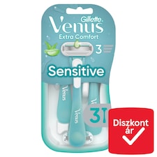 Gillette Venus Extra Comfort Sensitive Eldobható Borotva, 3 Db/Csomag