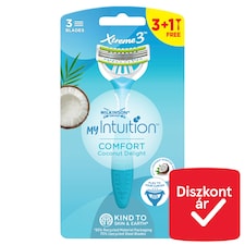 Wilkinson Sword Xtreme3 myIntuition Comfort Coconut Delight eldobható borotva 4 db