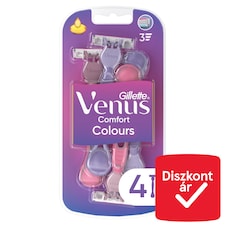 Gillette Venus Comfort Colours Eldobható Borotva, 4 Db/Csomag