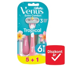 Gillette Venus Extra Comfort Tropical Eldobható Borotva, 6 Db/Csomag