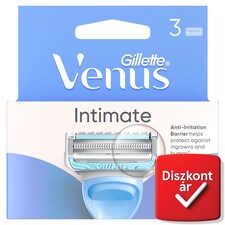 Gillette Venus Az Intim Szőrzethez és Bőrterülethez, 3 Borotvabetét