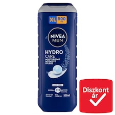 NIVEA MEN Hydro Care tusfürdő testre, arcra, hajra 500 ml