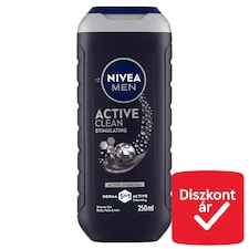 NIVEA MEN Active Clean Stimulating tusfürdő testre, arcra, hajra 250 ml
