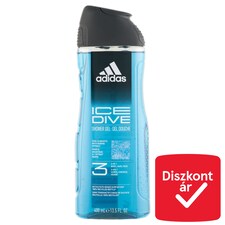 Adidas Ice Dive 3 az 1-ben test, haj & arc tusfürdő 400 ml