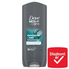 Dove Men+Care Eucalyptus + Mint tusfürdő testre, arcra, hajra 400 ml