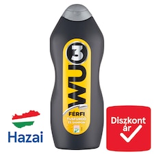 WU3 férfi tusfürdő és sampon 850 ml
