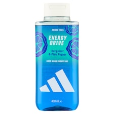 Adidas Energy Drive energizáló tusfürdő bergamott & rózsabors jegyekkel 400 ml