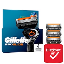 Gillette ProGlide Férfi Borotvabetétek, 4 Borotvabetétek, 5 Penge, Precíziós Nyíró