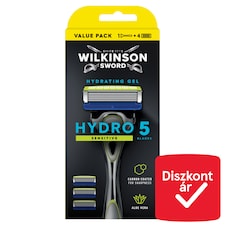 Wilkinson Sword Hydro 5 Sensitive ötpengés borotva 4 db