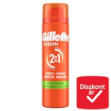 Gillette Fusion Borotvazselé Mandulaolajjal, Érzékeny Bőrre, 200ml