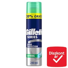 Gillette Series Nyugtató Hatású Borotvazselé Aloe Verával, 240ml