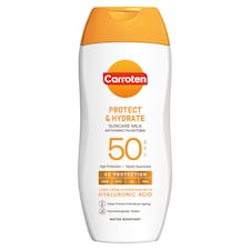 Carroten Protect & Hydrate SPF50 naptej hialuronsavval 200 ml