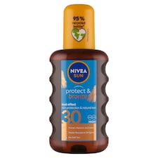 NIVEA SUN Protect & Bronze barnulást támogató napolaj spray FF30 200 ml