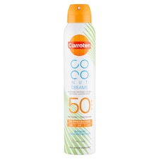 Carroten Coconut Dreams napvédő spray SPF50 200 ml