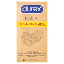 Durex Nude óvszer 2 x 10 db