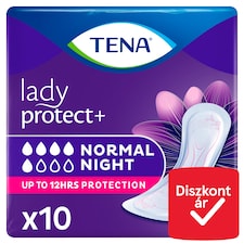 Tena Lady Protect+ Normal éjszakai inkontinencia betét 10 db