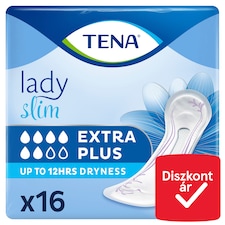 Tena Lady Slim Extra Plus puha inkontinencia betét rendszeres vizeletvesztésre 16 db