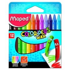 Maped "Color'Peps Wax" háromszög alakú viaszkréták 12 db