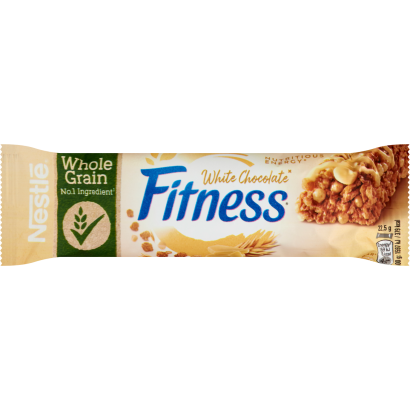 Nestlé Fitness Delice fehér csokoládés gabonapehely-szelet vitaminokkal és ásványi anyagokkal 22,5 g