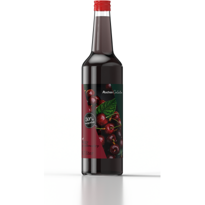 Auchan Prémium meggy gyümölcsszörp 0,7L