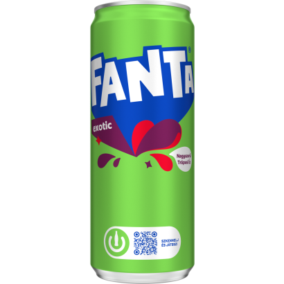 Fanta Exotic szénsavas trópusi gyümölcsízű üdítőital 330 ml