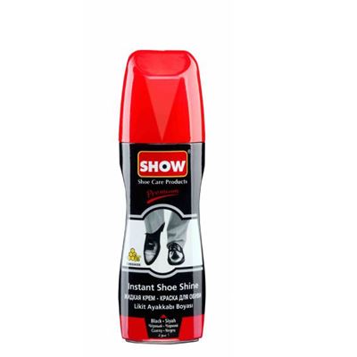 SHOW Folyékony Cipőápoló Fekete 75 ml
