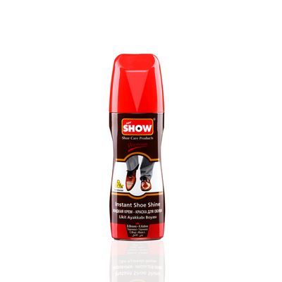 SHOW Folyékony Cipőápoló Sötét Barna 75 ml