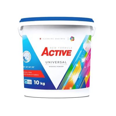 ACTIVE Mosópor 10 kg Universal Vödrös 130 mosás