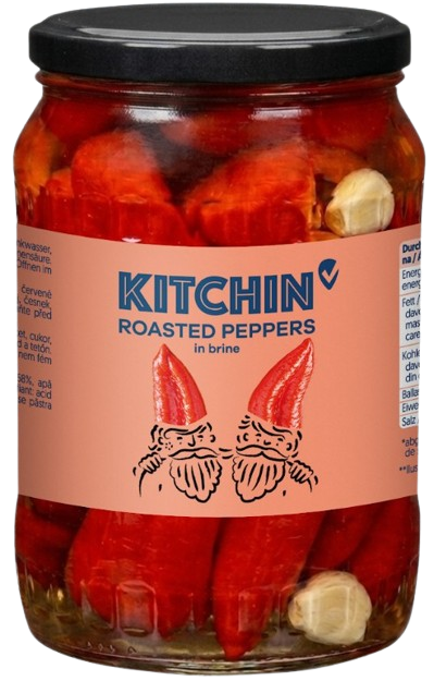 KITCHIN Sült paprika sós lében (680 g)