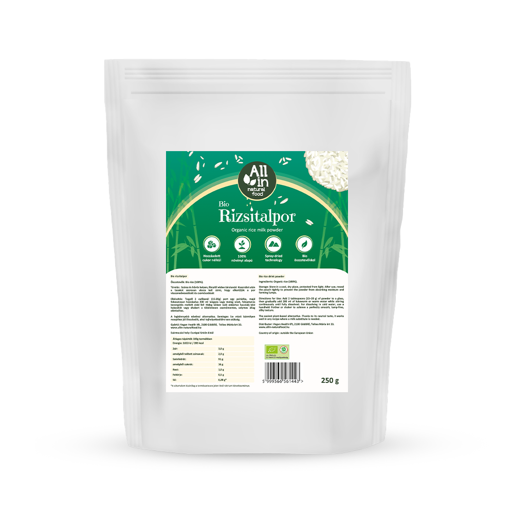All in Natural Food BIO Rizsitalpor