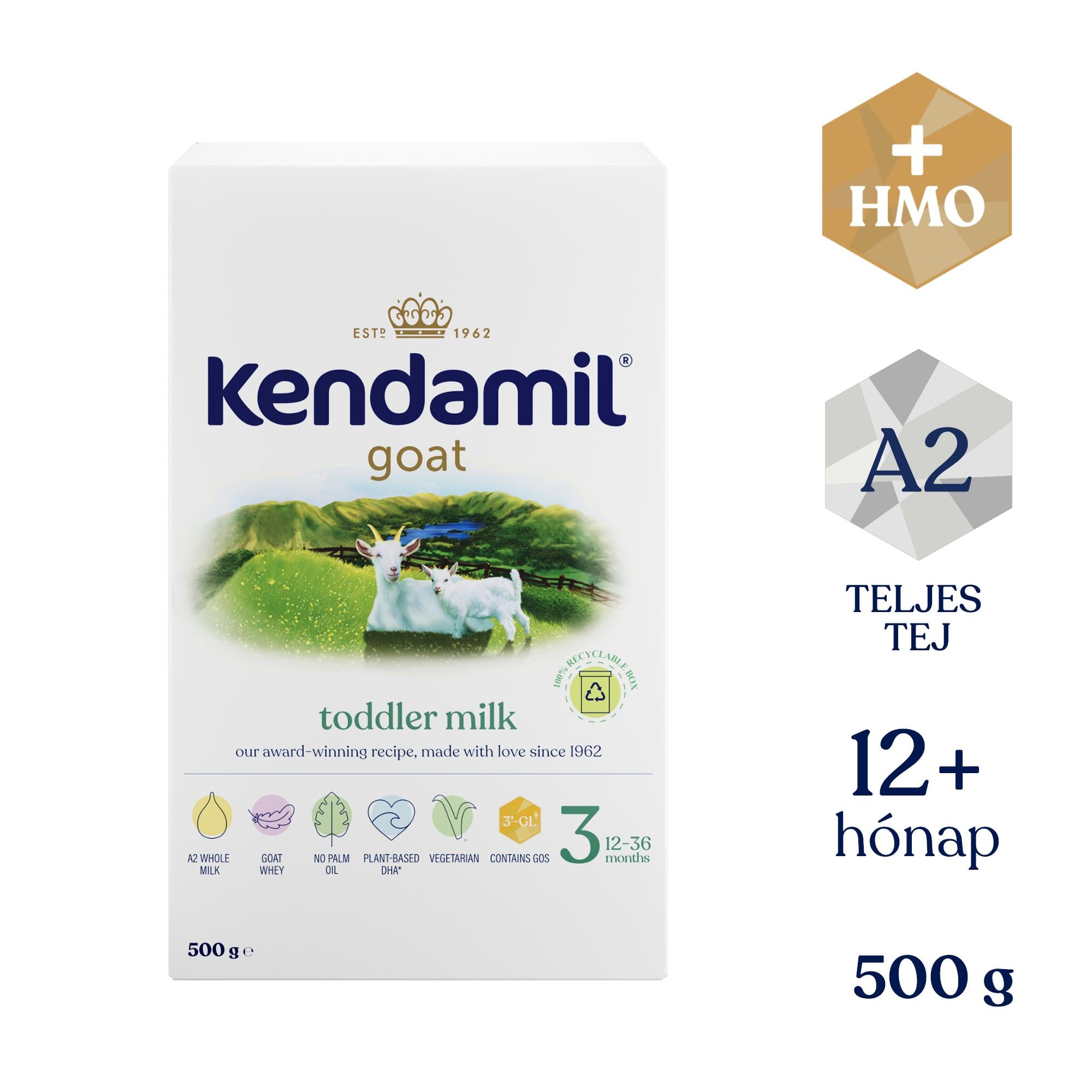 Kendamil BOX 3 kecsketej alapú ital kisgyermekek részére 12 hónapos kortól