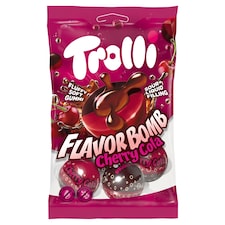 Trolli Flavor Bomb cherry kóla ízű gumicukorka 10% töltelékkel 75 g