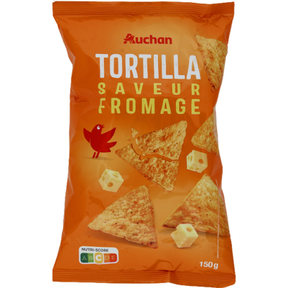 Auchan Kedvenc tortilla chips sajtos 150 g